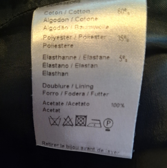 Gerard Darel Navy Sheath Dress with Bow - Picture 2 of 7